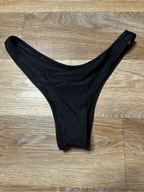 NEW Women’s High Cut Black Bikini Swim Bottoms